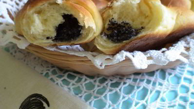 булочки с карамелизированным маком