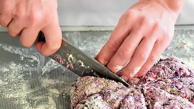 булочки с овсянкой, медом и ягодами