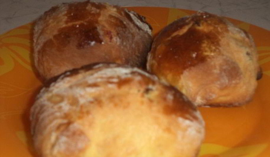 Рецепт булочек с цукатами