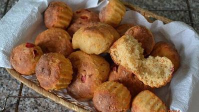 булочки с творогом и запеченным сладким перцем