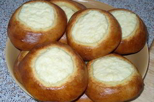 Домашние творожные ватрушки в духовке