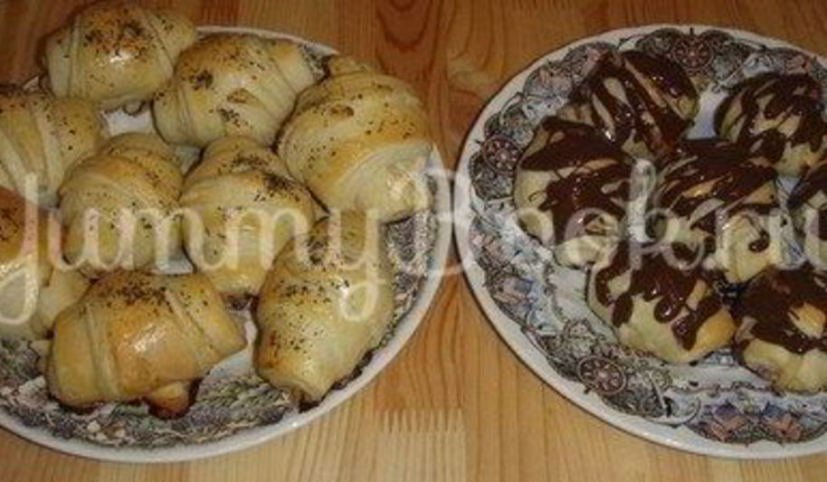 Рецепт круассанов слоеных