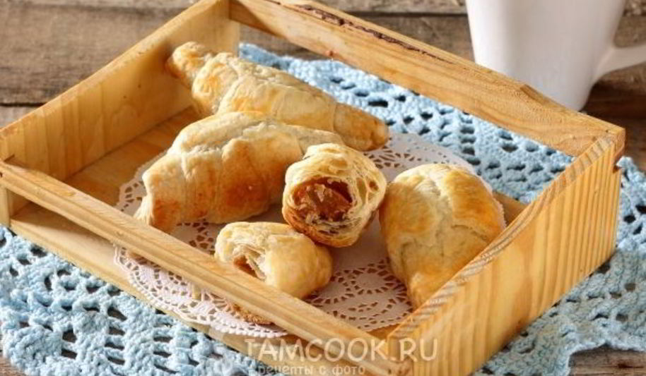 Рецепт круассанов со сгущенкой