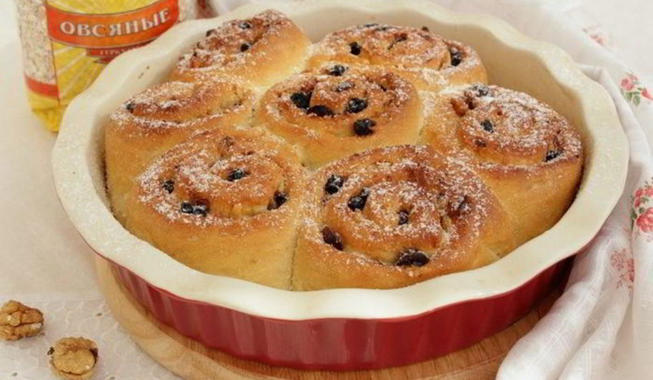 Рецепт овсяных булочек