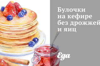 Булочки на кефире