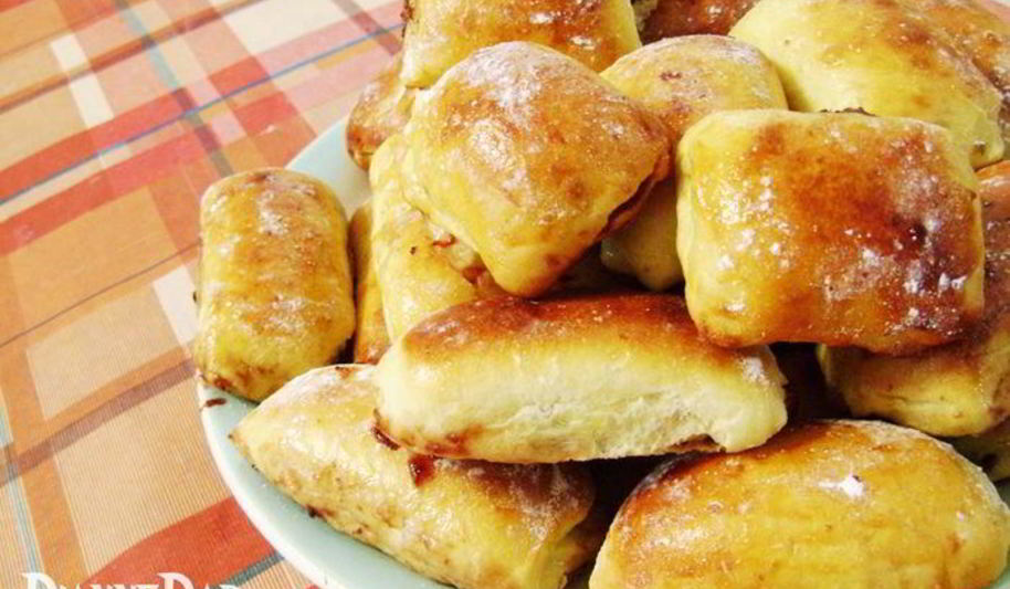Рецепт плюшек дрожжевых с джемом