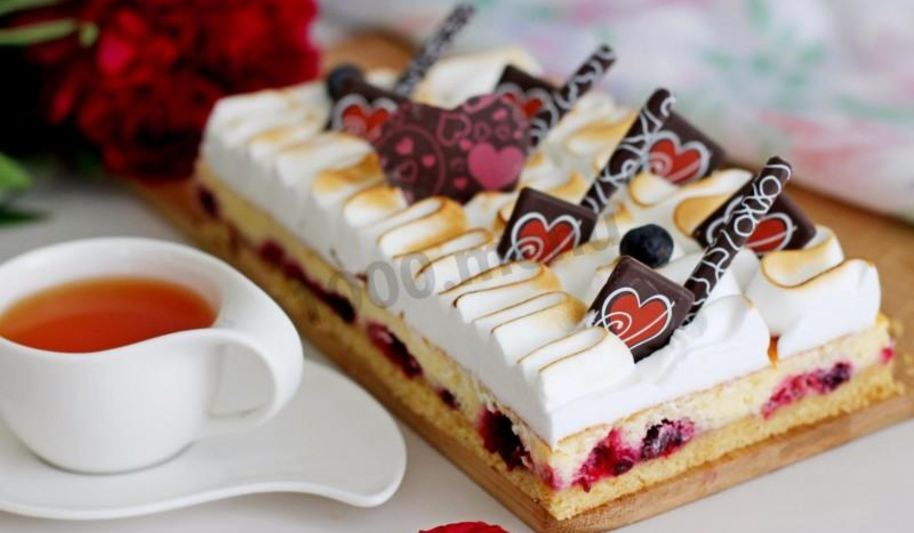 Рецепт али чизкейк с меренгой