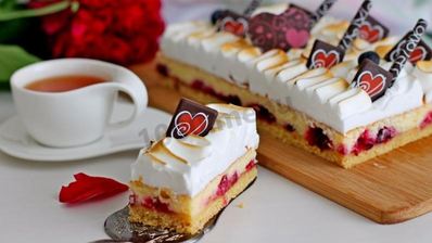 аля чизкейк с меренгой