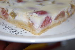 Безумие 6 Чизкейк ревень с виноградом