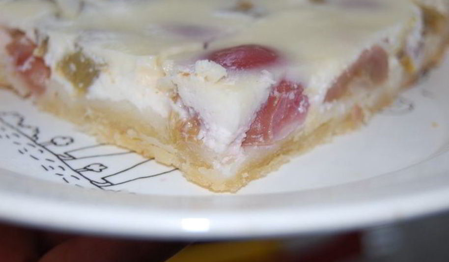 Рецепт безумия 6 чизкейк ревень с виноградом