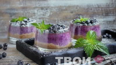 черничный чизкейк