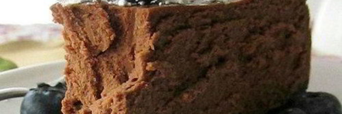 Чизкейк с черникой шоколадный