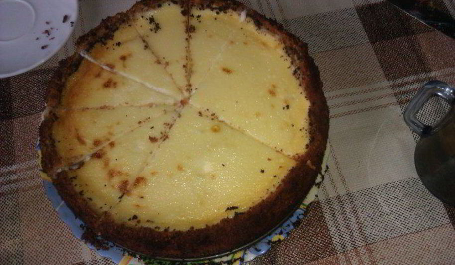 Рецепт чизкейка с грушами