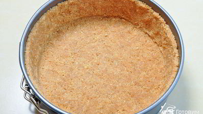 чизкейк с яблоками и маком