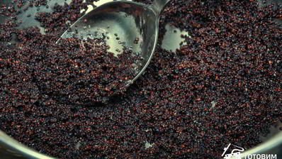 чизкейк с яблоками и маком