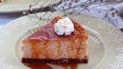 карамельно-тыквенный чизкейк