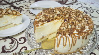 карамельный чизкейк без выпечки