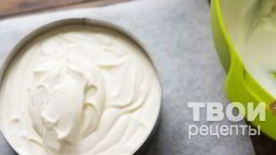 легкий чизкейк с манго