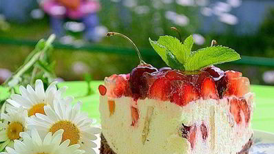 лимонный чизкейк лето