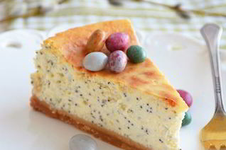 Марципановый чизкейк с маком