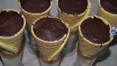 мини-чизкейк елки без выпечки