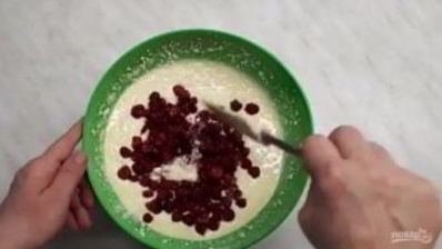 нежный малиновый чизкейк с хрустящей корочкой