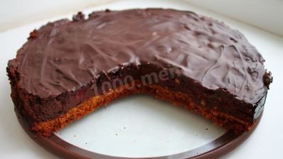 шоколадный чизкейк с вишней