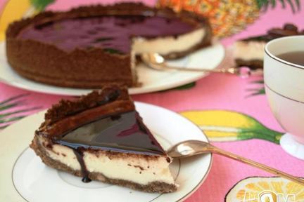 Сырный чизкейк с шоколадом