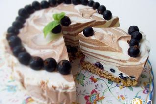 Тигровый чизкейк на овсяной основе