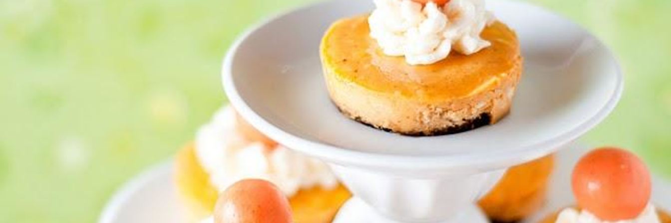 Тыквенные чизкейки-мини