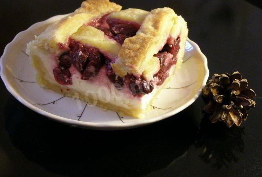 Вишневый вкусный чизкейк с вишней