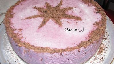 воздушный черри-чизкейк без выпечки