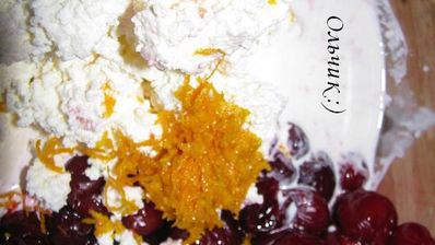 воздушный черри-чизкейк без выпечки