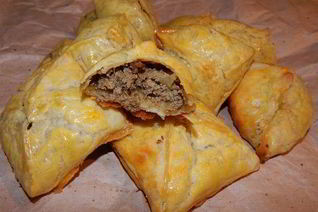 Домашние слойки с печенью