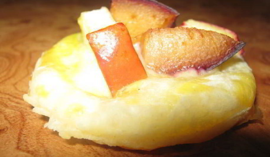 Рецепт фруктовых слоек с кремом потисьер