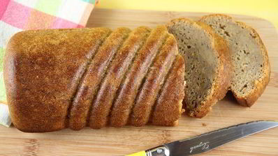 бананово-медовый кекс с цельнозерновой мукой