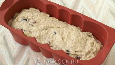 банановый кекс с вишней