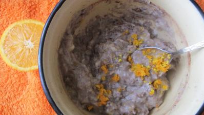 чечевичные кексы с цитрусовыми чипсами