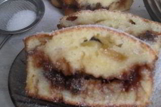 Двойной кекс с прослойкой из варенья