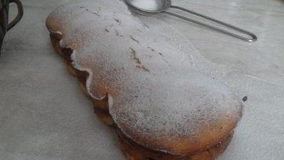 двойной кекс с прослойкой из варенья