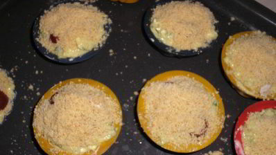 кабачковые кексы с хрустящей посыпкой