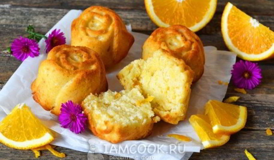 Рецепт кекса с апельсиновой цедрой