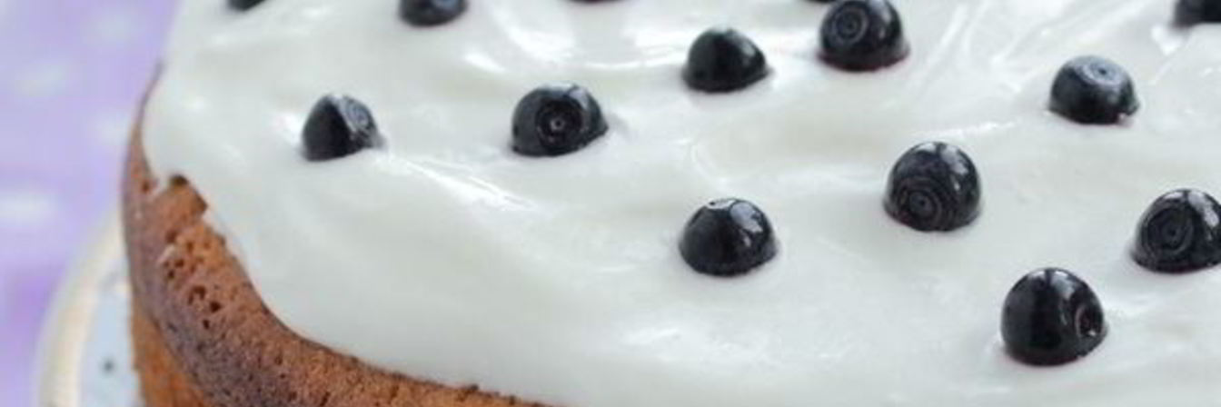 Кекс с черникой