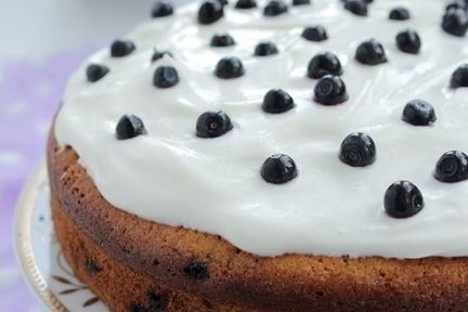 Кекс с черникой