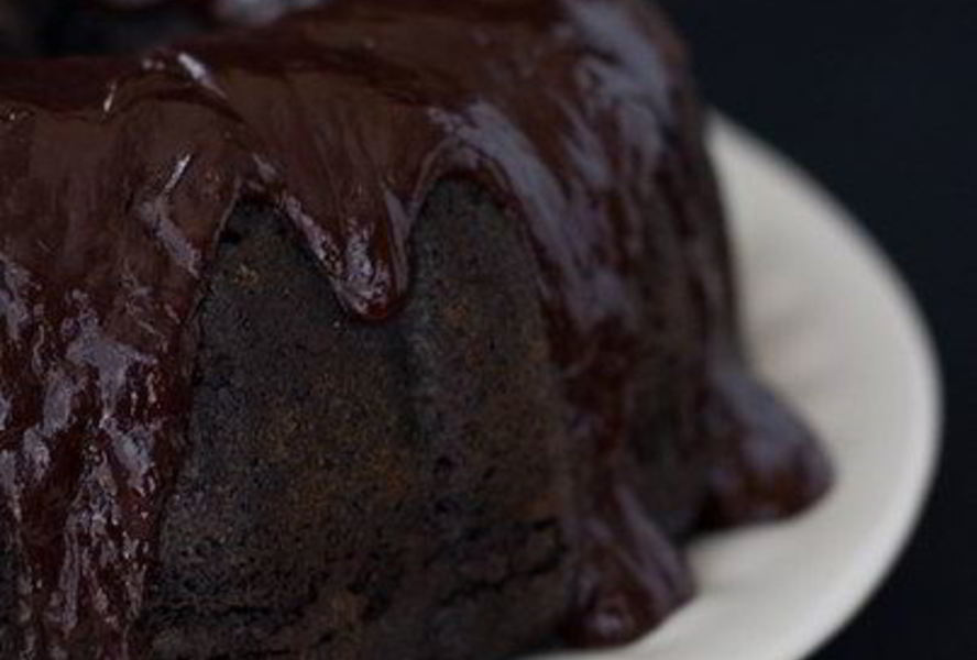 Кекс с ежевикой