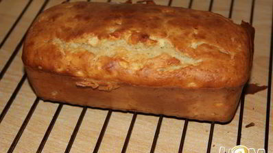 кекс с йогуртом и яблоками