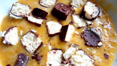 кексы-маннички с творогом и бананом