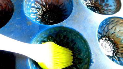 кексы-маннички с творогом и бананом