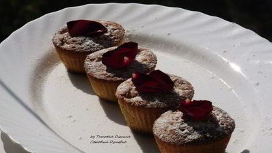 кексы с яблоками и корицей