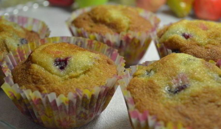 Рецепт кексов со смородиной